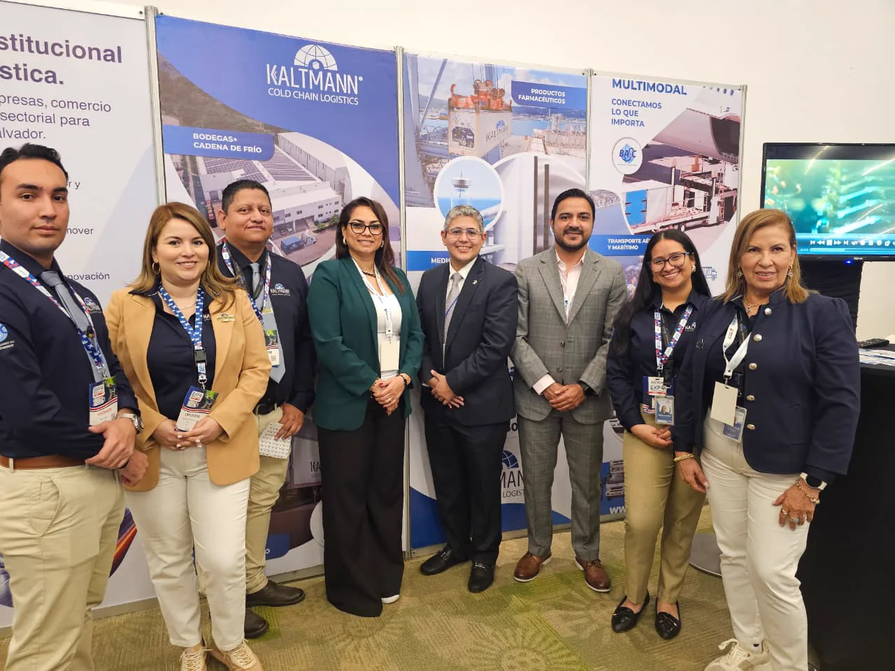 Delegación empresarial en el espacio de Kaltmann Cold Chain Logistics